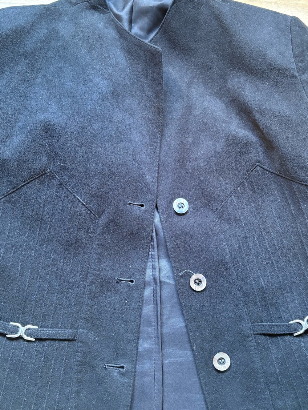 Men's Black Lightweight Button-Front Shirt Jacket